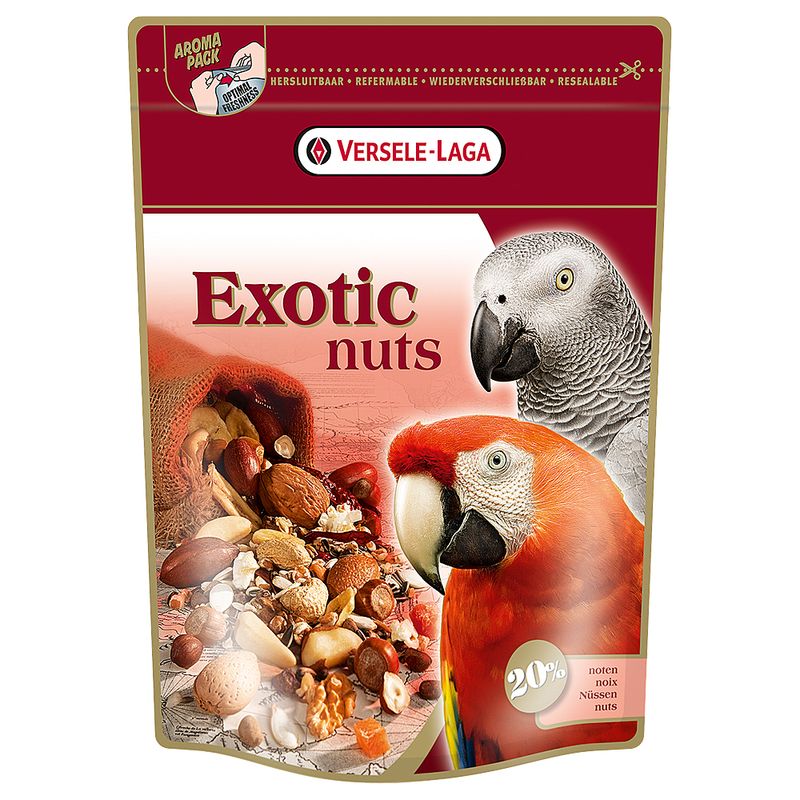 Vogelsnacks zu Discountpreisen % bei bitiba: Versele-Laga Exotic Nuts