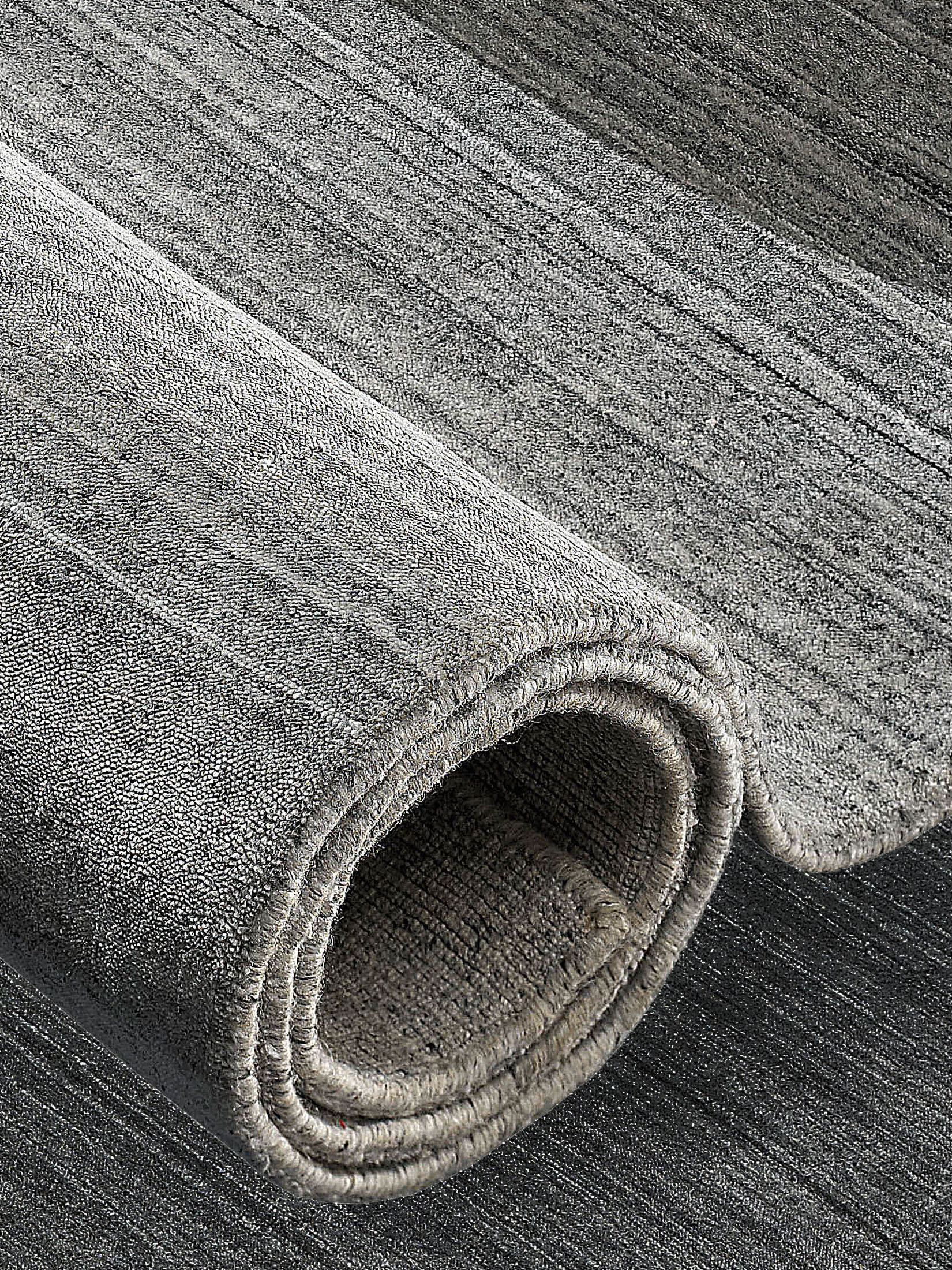 Rubino Uni-Teppich, Silber