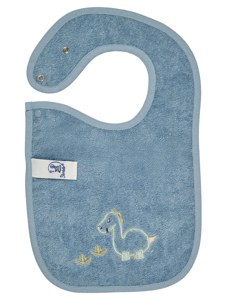 Sterntaler Lätzchen Druckknopf DINO Rexi in helles blau günstig kaufen onesize