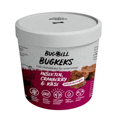 BugBell BugKeks Adult Insekten, Cranberry und Käse