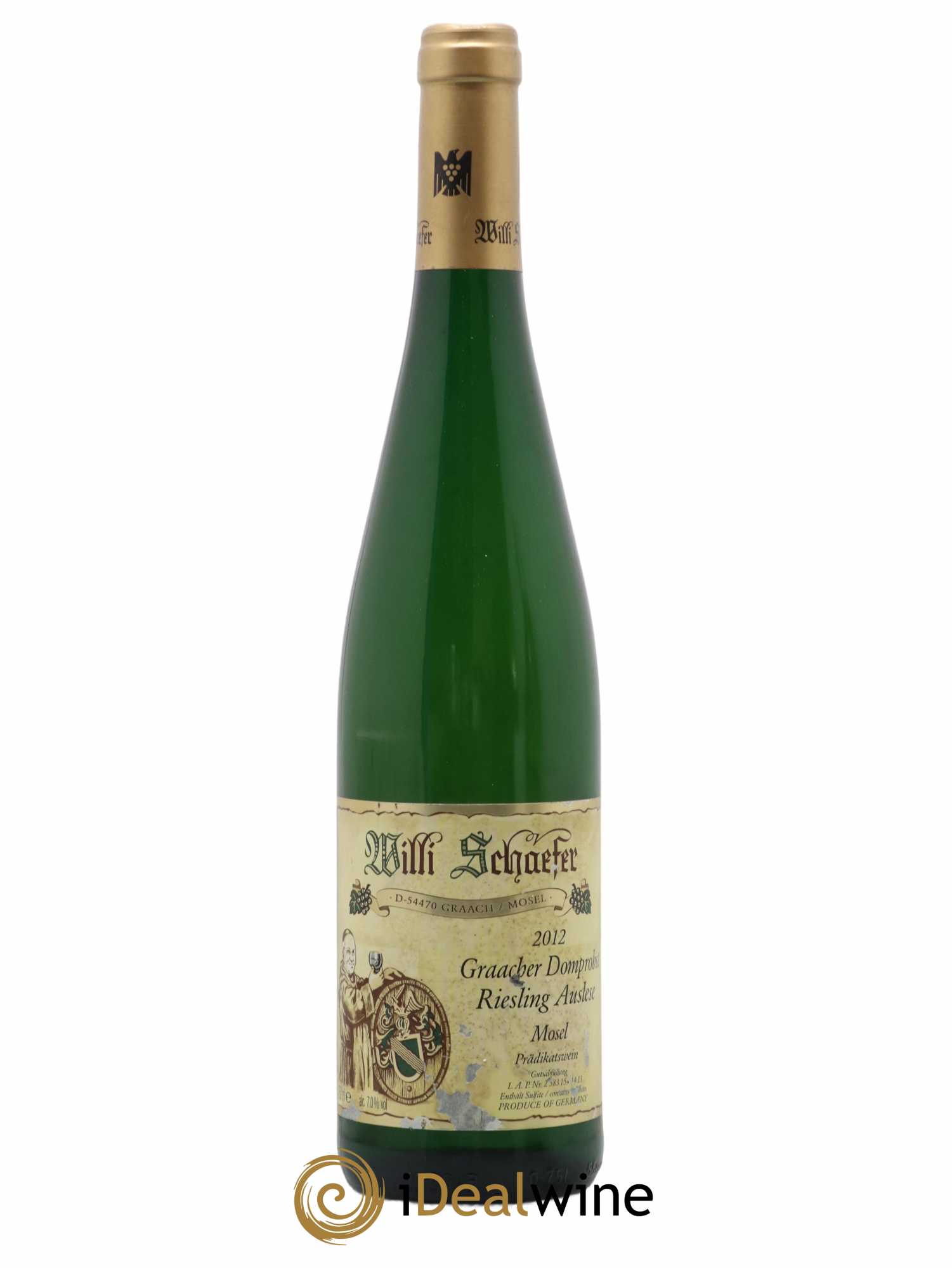 Riesling Willi Schaefer Graacher Domprobst Auslese Grosse Lage 2012 - Lot de 1 Bouteille