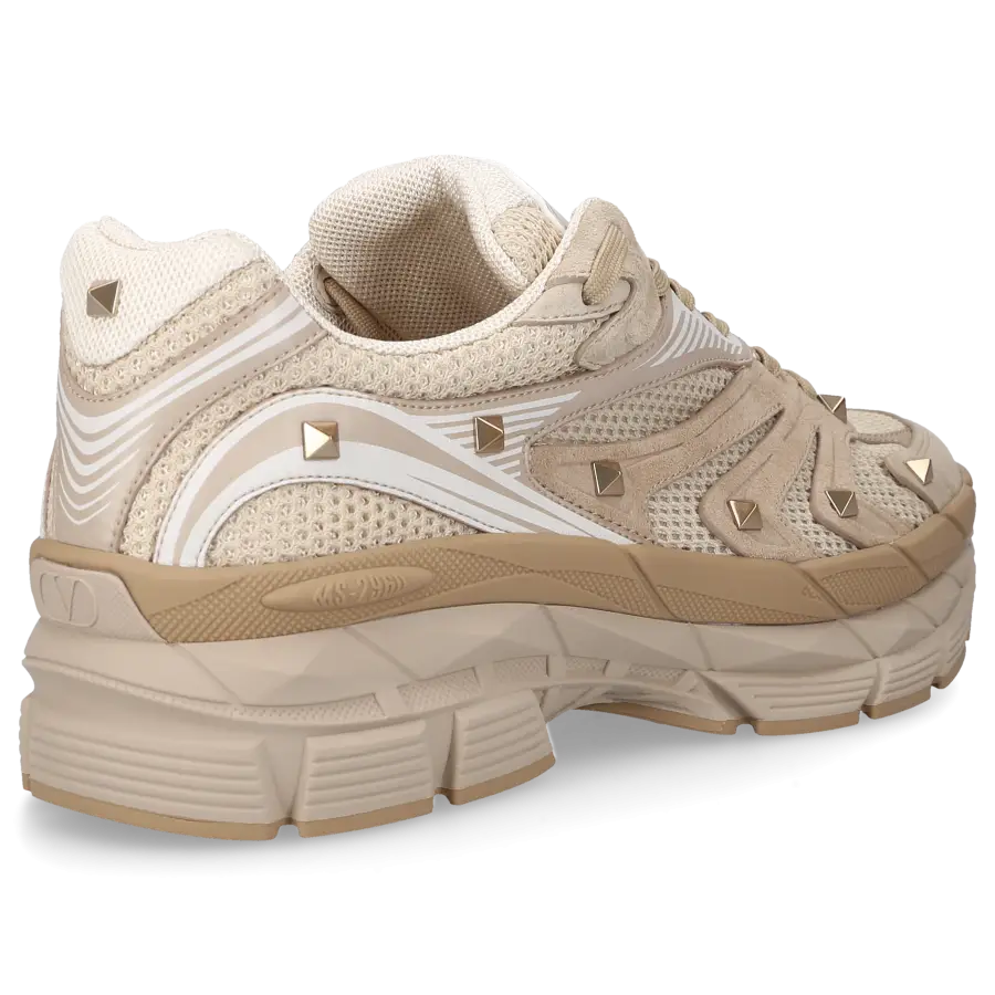 Valentino Garavani - Sneaker low MS-2960 Veloursleder - beige