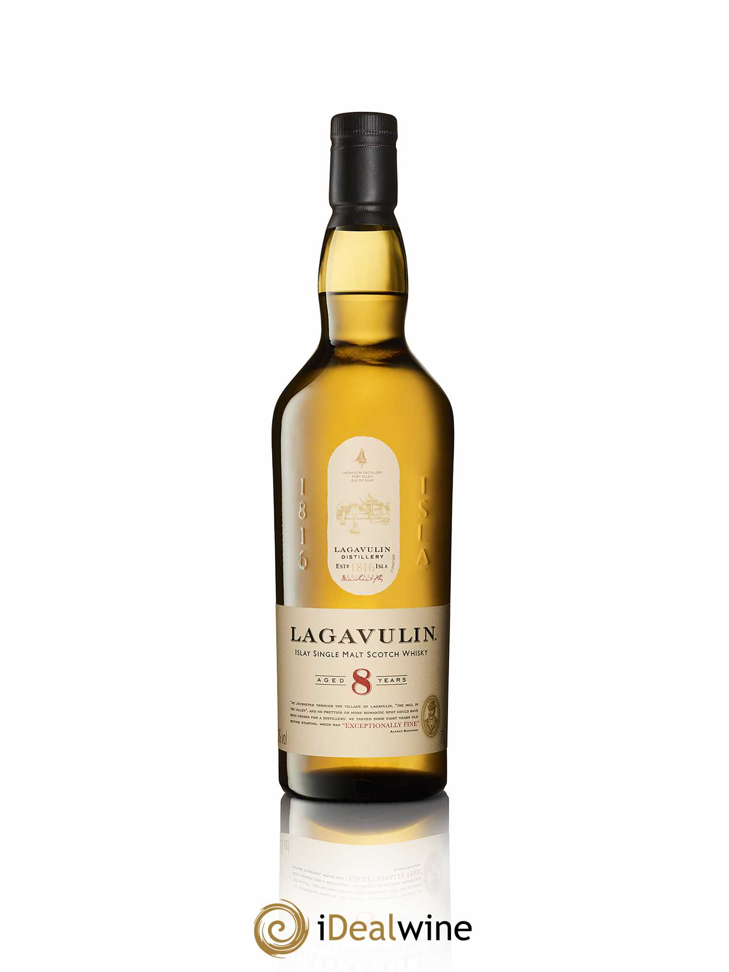Whisky Lagavulin 8 years old (75cl)  - Lot de 1 Bouteille