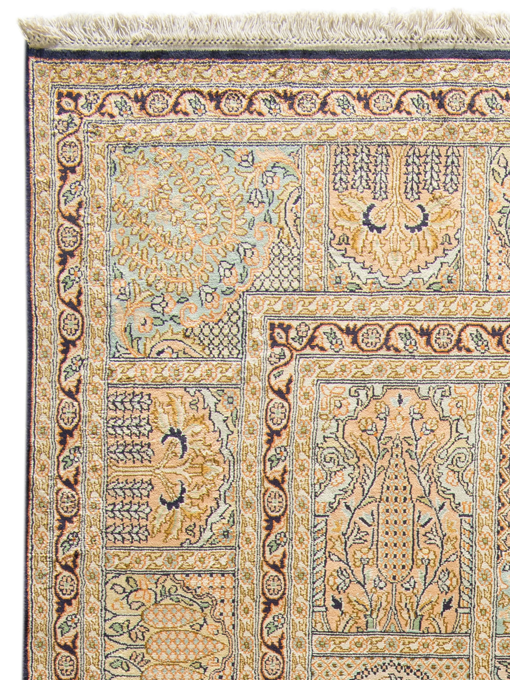 Kaschmir Seide 18/18 ca. 213 x 318 cm, Unikat / Einzelstück