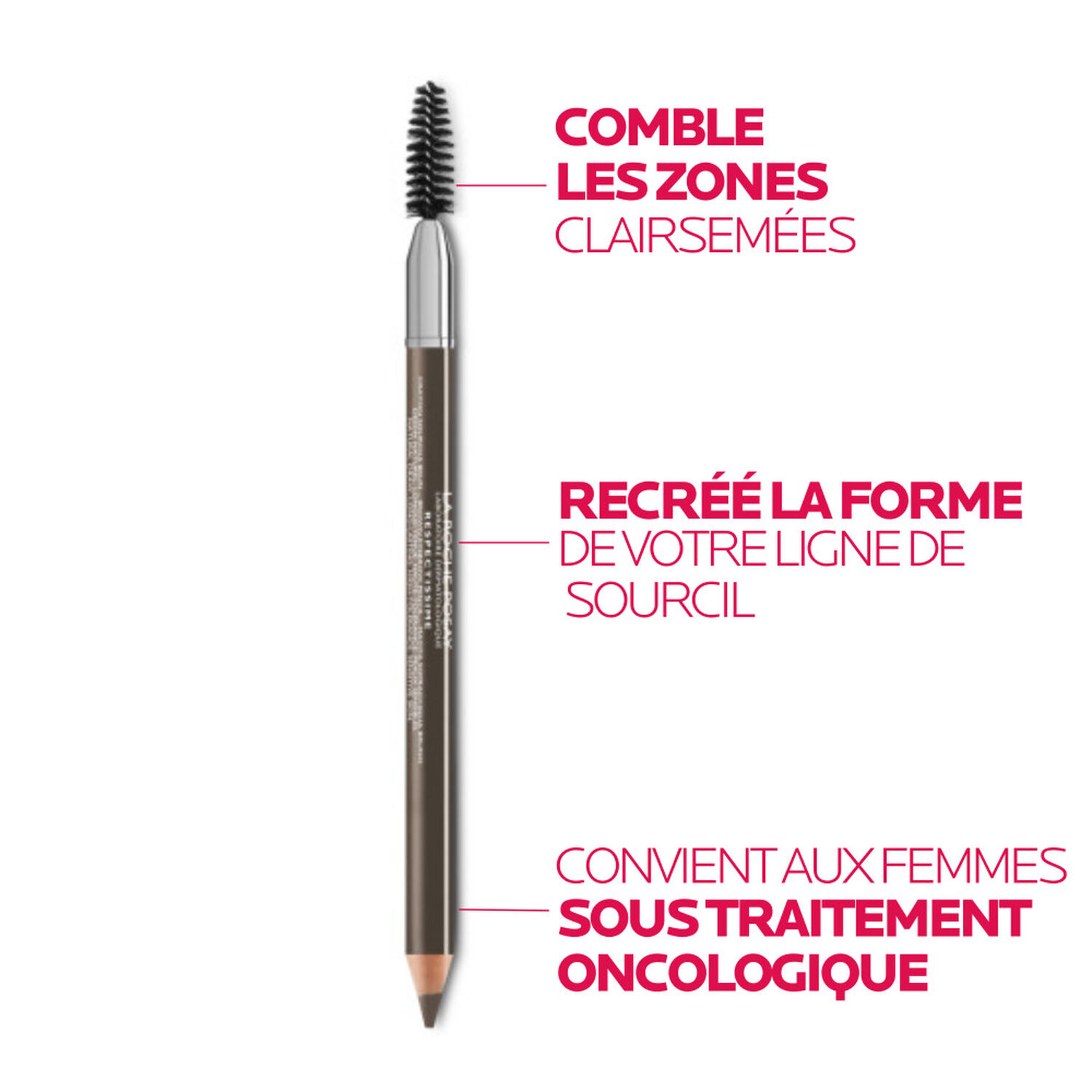 la roche-posay Toleriane Crayon Qui Redéfinit, Restructure Et Remodèle La Ligne De Sourcil 1.3 gr