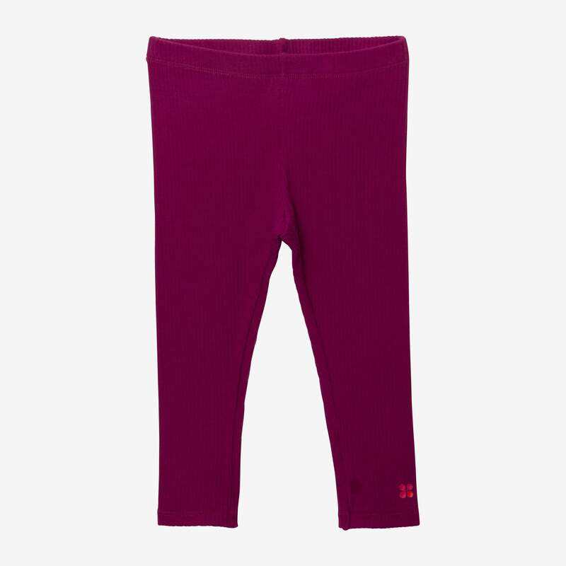 Legging bébé fille violet côtelé Catimini