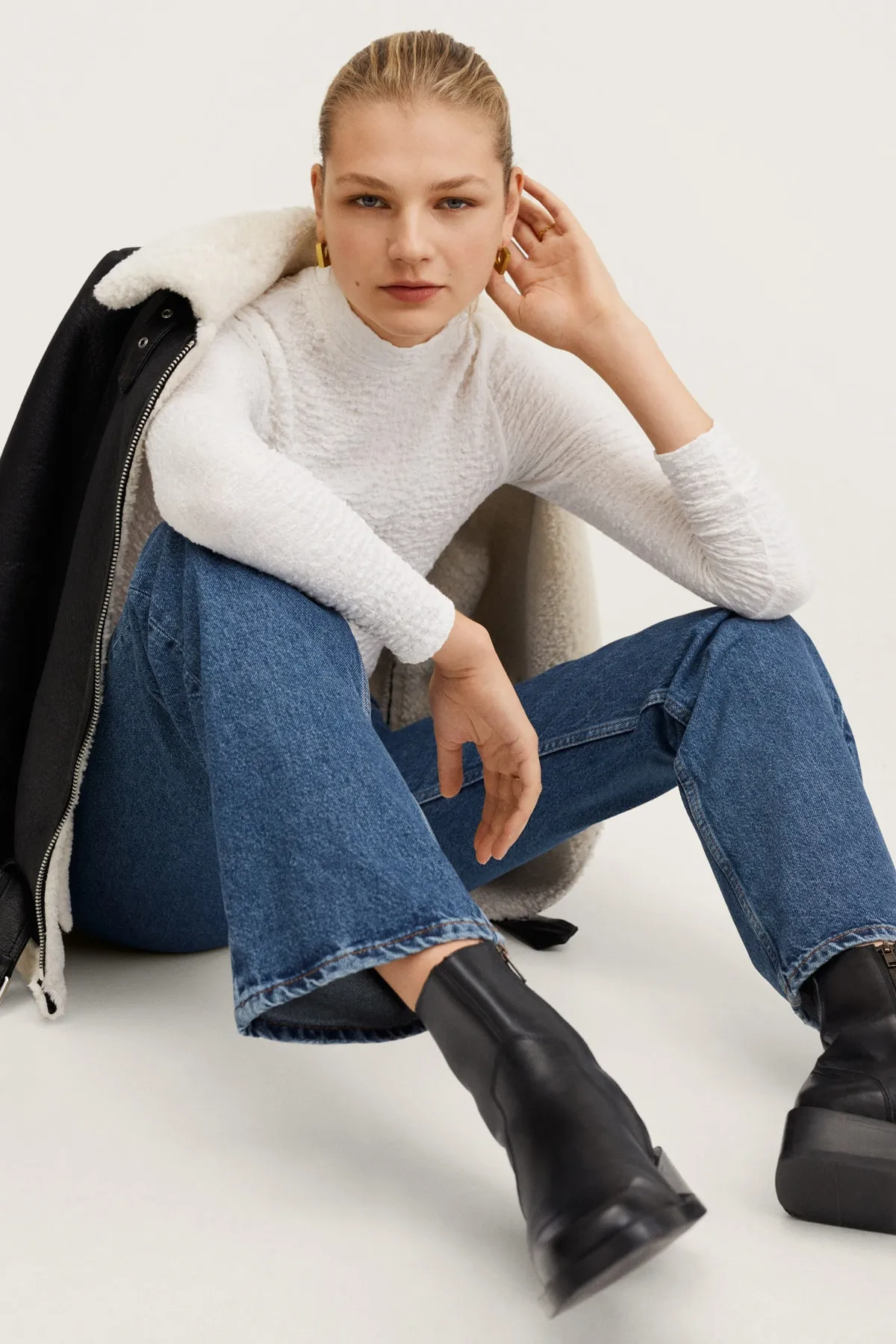 MANGO  Jeans - Blau - Straight