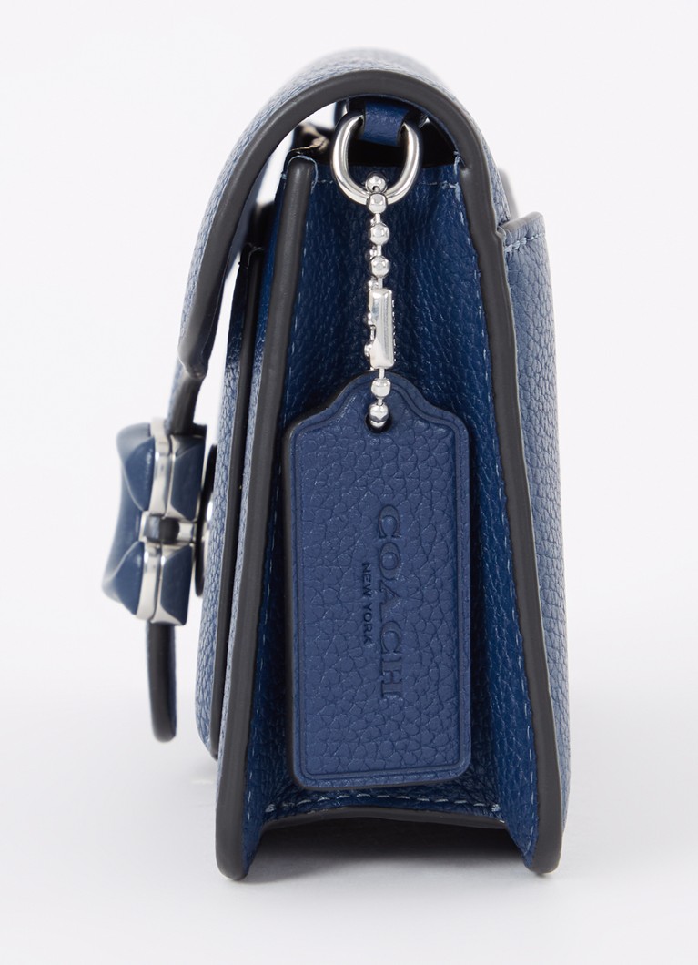 Leather Coach Tabby clutch with detachable shoulder strap