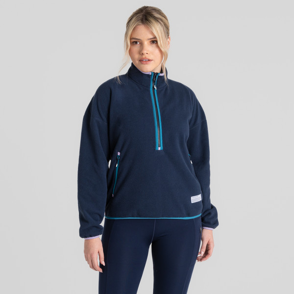 CO2 RENU HALF ZIP Damen - Fleecepullover