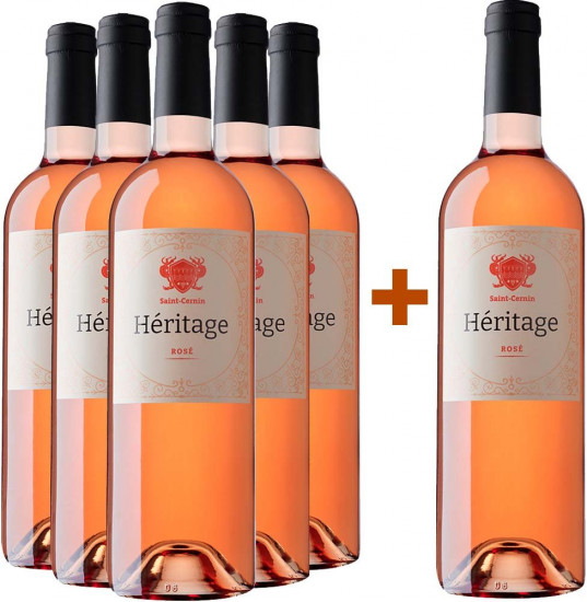 5+1 Paket Héritage de Saint Cernin Rosé - Maison Wessman