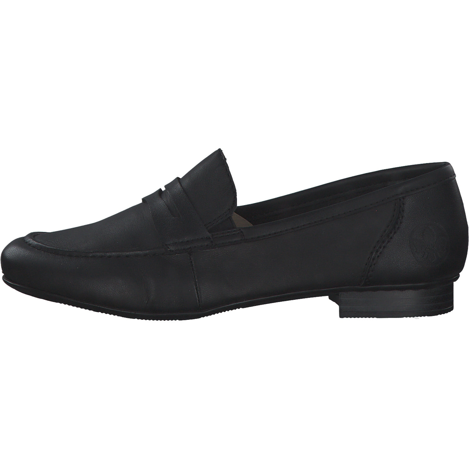 Rieker 51954, Mokassins, Damen, schwarz/schwarz/schwarz