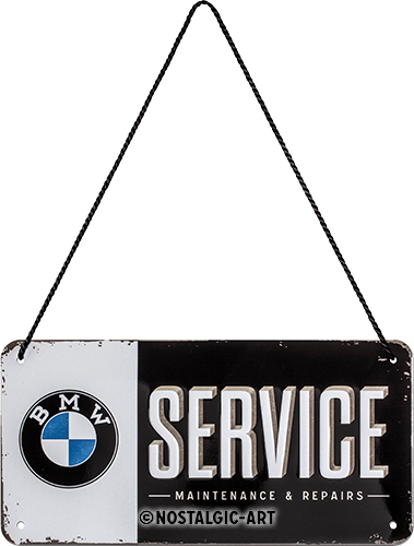 Nostalgic Art Hängeschild, Motiv "BMW - Service", 1 Stück - ATU