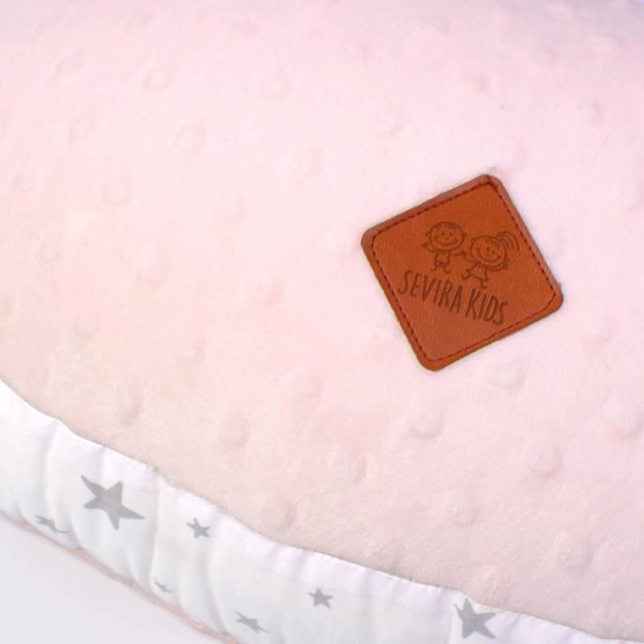 Coussin de maternité Poule, Stella Rose 50 x 40 cm rose