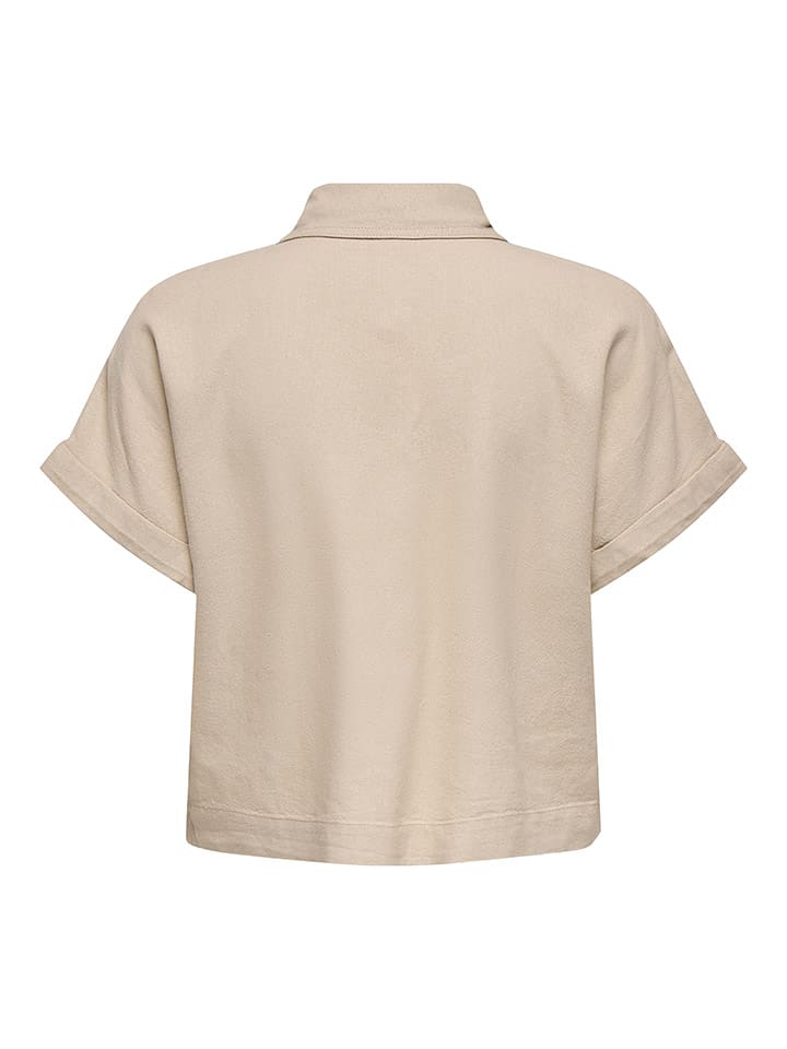 ONLY Bluse in Beige günstig kaufen