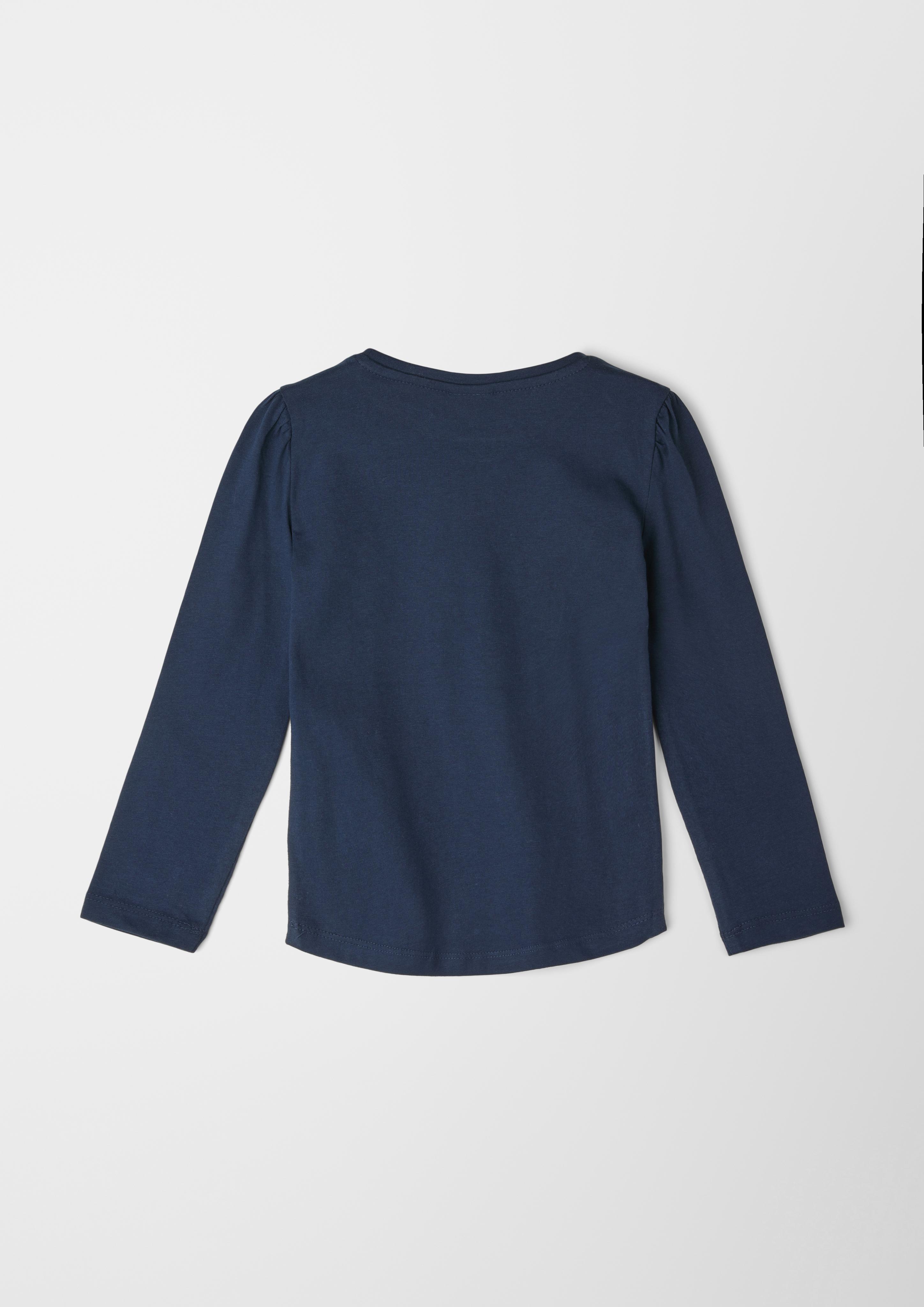 Longsleeve mit gummiertem Frontprint  2119274-5952