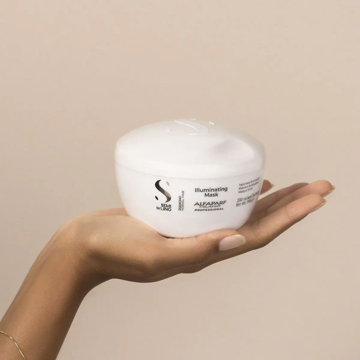 Alfaparf Milano Semi di Lino Diamond Illuminating Illuminating Mask til normalt hår