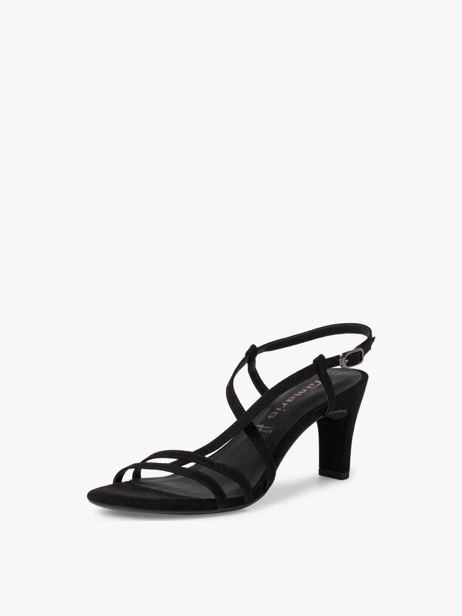 Sandale à talon - noir
