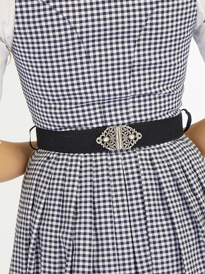 Berwin & Wolff Dirndl in Dunkelblau/ Weiß günstig kaufen