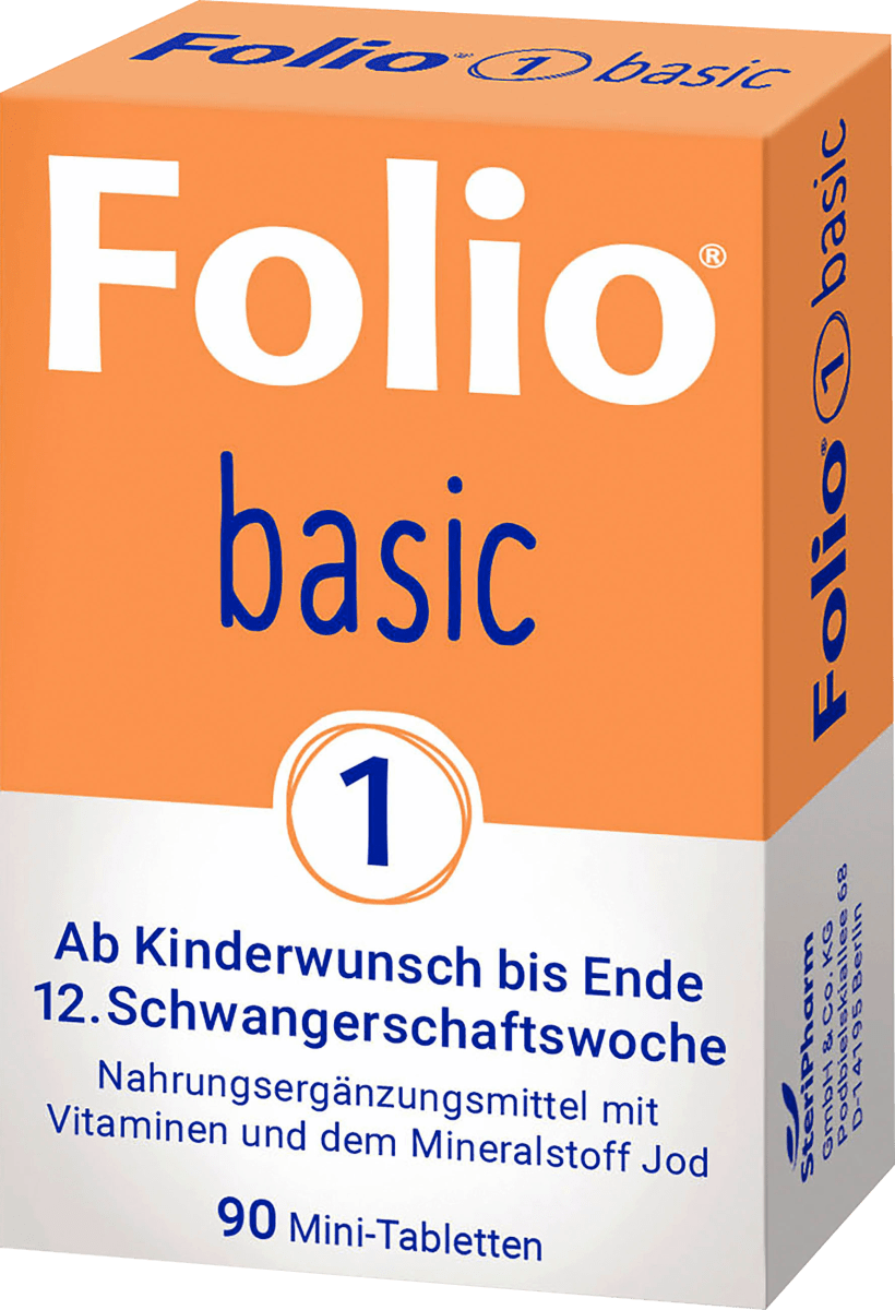Basic 1 Folsäure Mini-Tabletten, 90 St