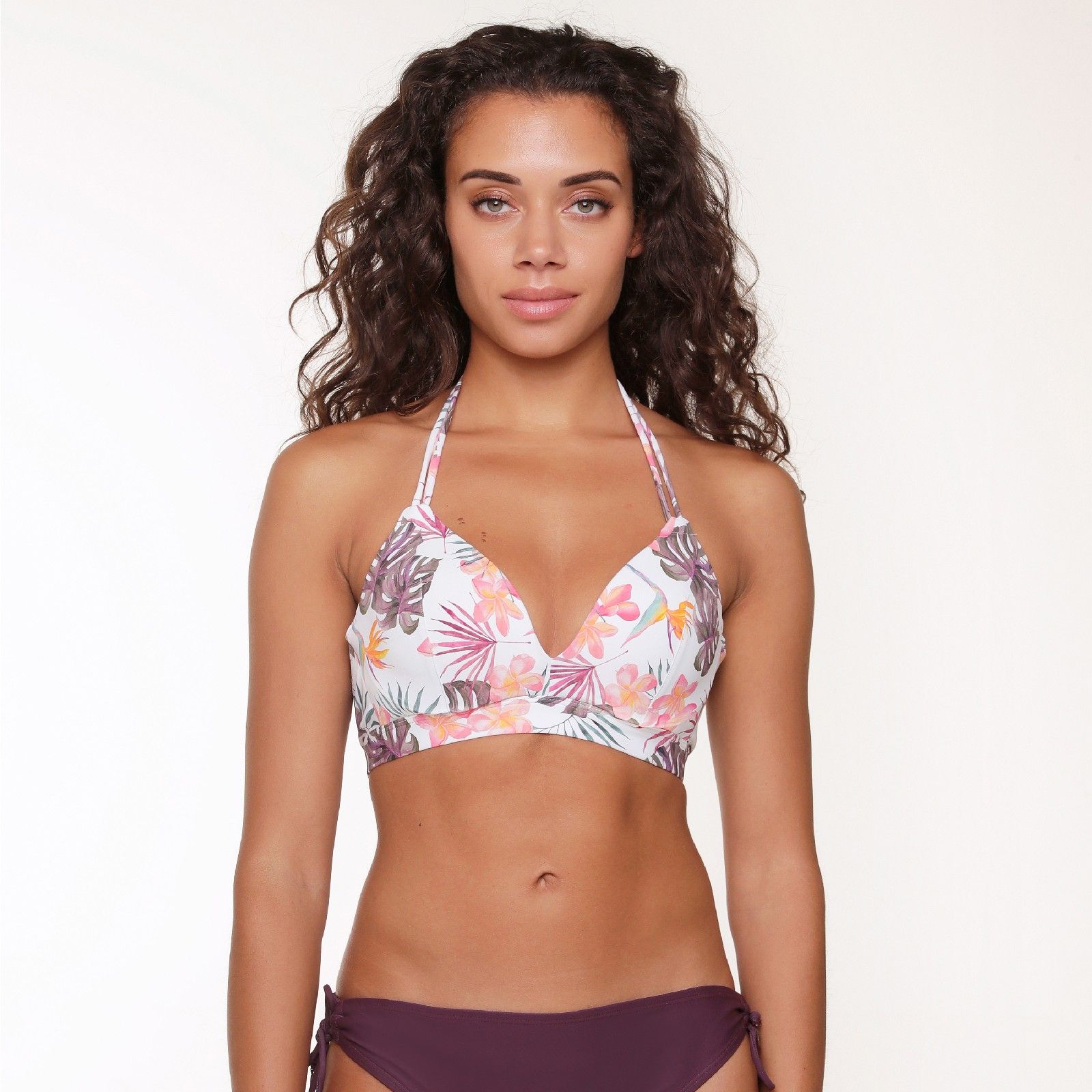 LingaDore 6514TB Tropical Print vorgeformtes Triangel Bikini Oberteil