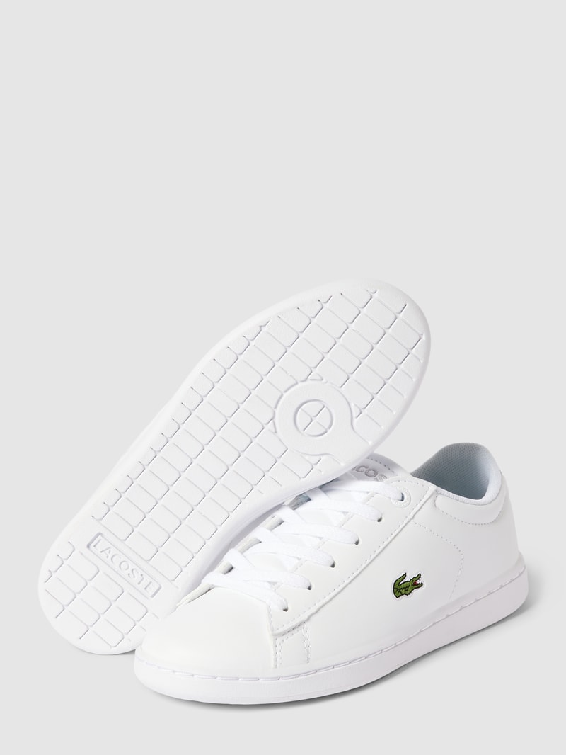 Sneaker mit Logo-Stitching in weiß