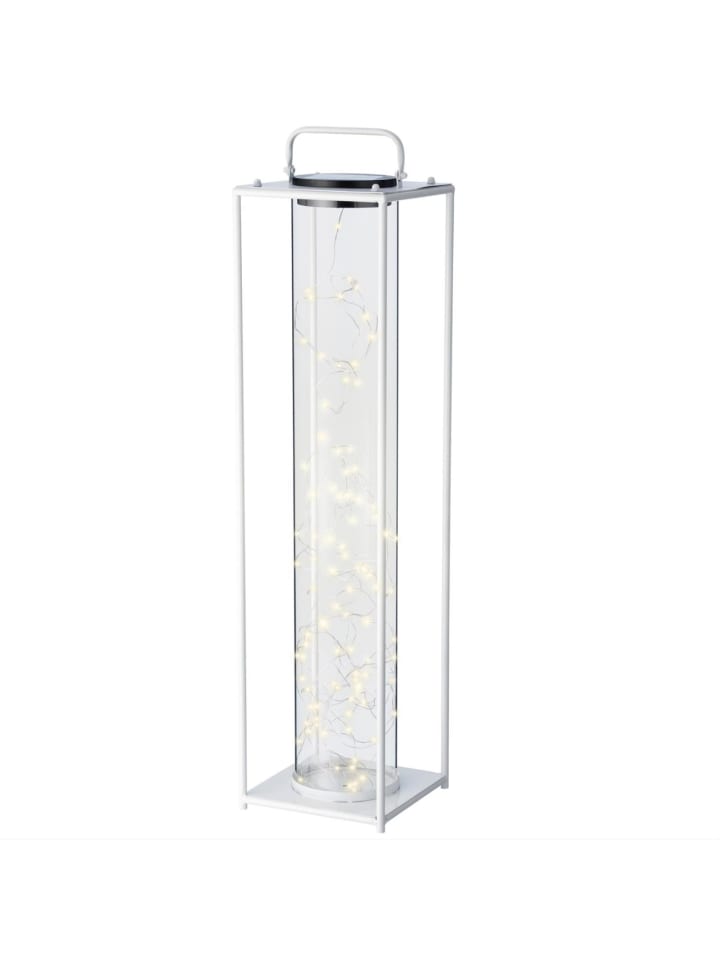MARELIDA LED Solar Laterne mit Drahtlichterkette h: 79cm in weiß günstig kaufen onesize