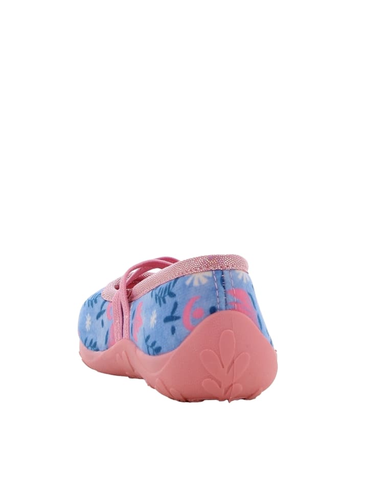 Disney Frozen Hausschuhe mit Frozen Anna und Elsa Motiv, in Blau, Ballerina design günstig kaufen
