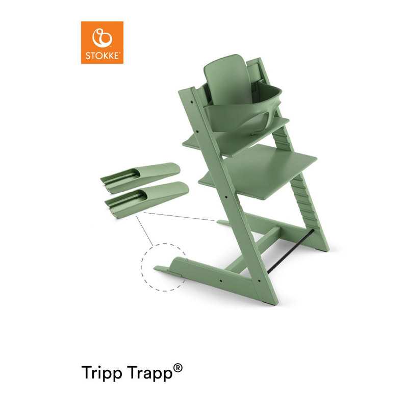 Kit baby set pour chaise haute Tripp Trapp vert pâle Stokke
