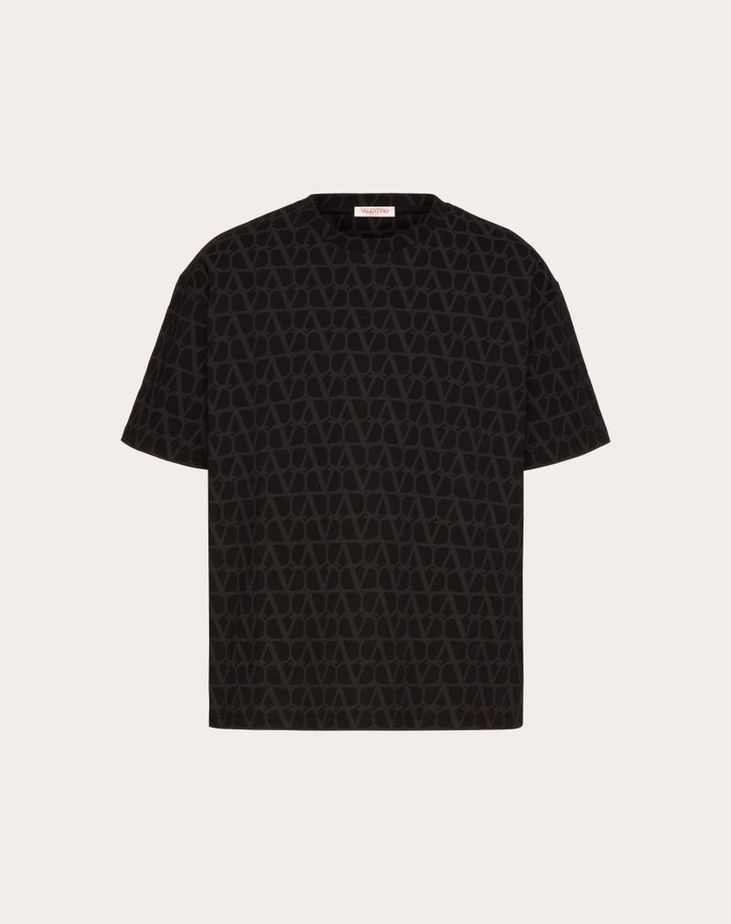 Camiseta de algodão com estampa Toile Iconographe
