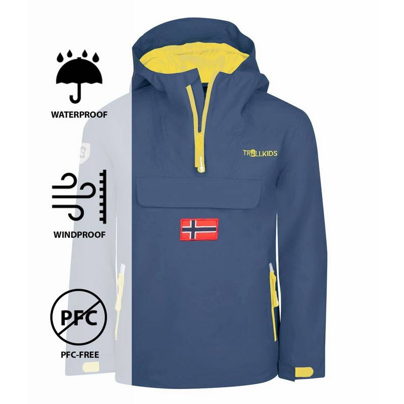 Trollkids Bergen Regenjacke Kinder