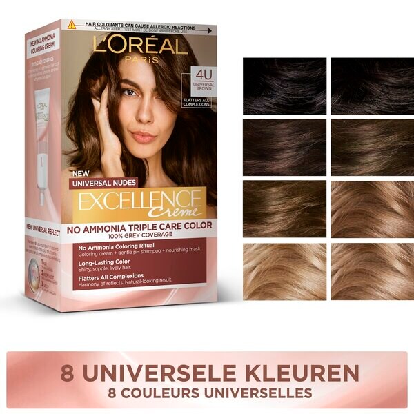 L'Oréal Paris Excellence Universal 9U Nudes Nagyon Világosszőke tartós hajfesték