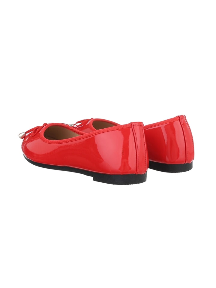 Ital-Design Ballerina in Rot günstig kaufen