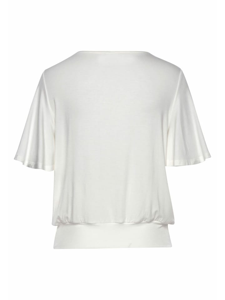 LASCANA Wickelshirt in creme günstig kaufen