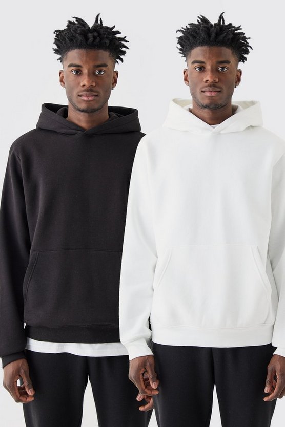 2er-Pack Basic Hoodies