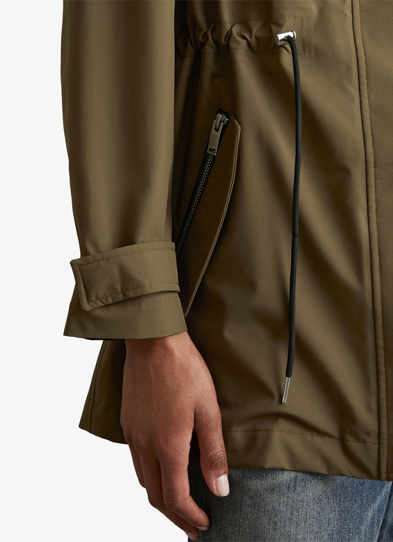 Reiss  Tia parka met capuchon en waterafstotende coating