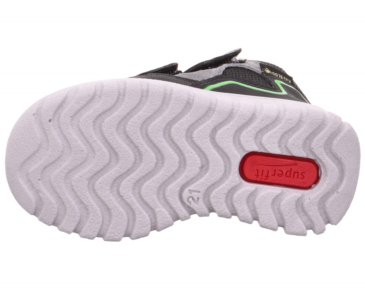 SPORT7 MINI - Schwarz/GrünSneaker high mit Klettverschluss