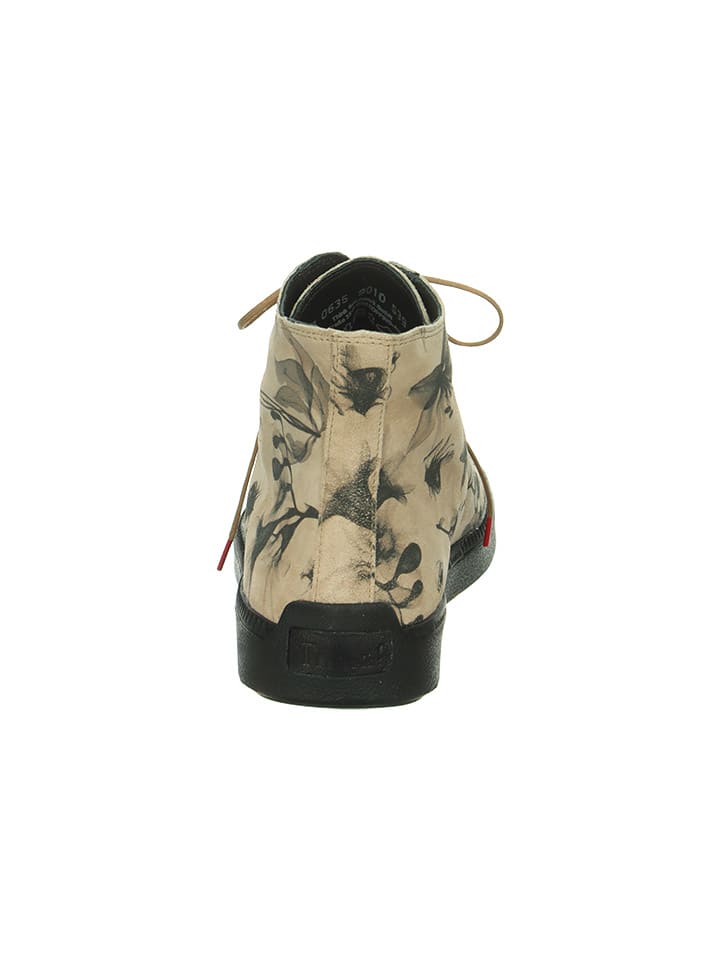 Think! Leder-Boots in Beige günstig kaufen
