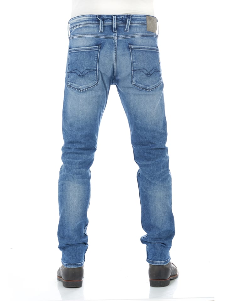 Replay Jeans Anbass slim in Blau günstig kaufen