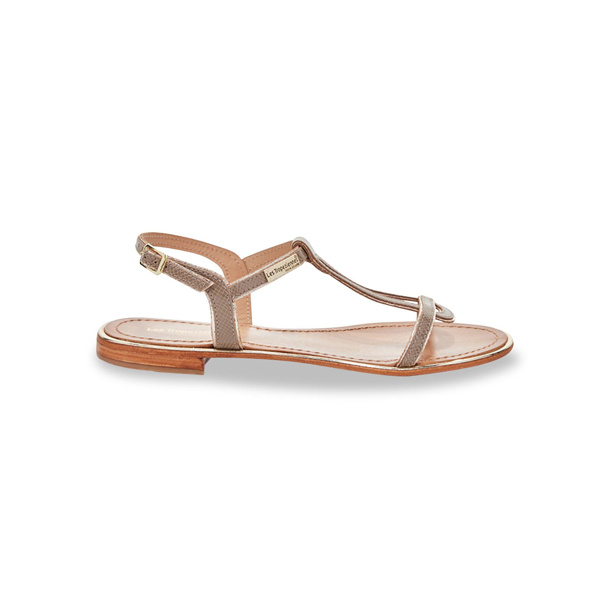 Sandales plates en cuir Hamore