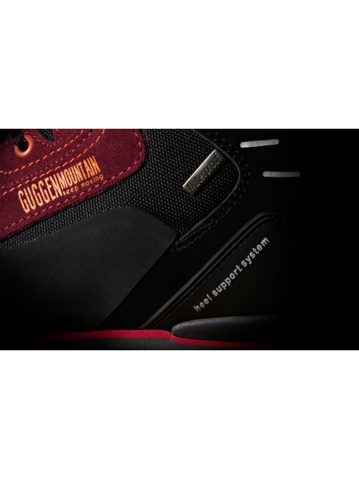 GUGGEN MOUNTAIN Wanderstiefel Gummikappe in Rot günstig kaufen