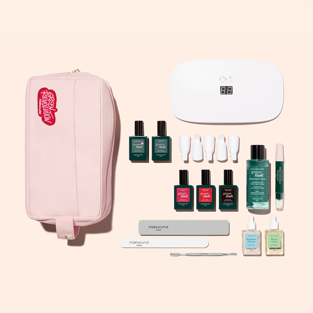 Poltrajna LED zelena bliskavica™ Trousse Addict