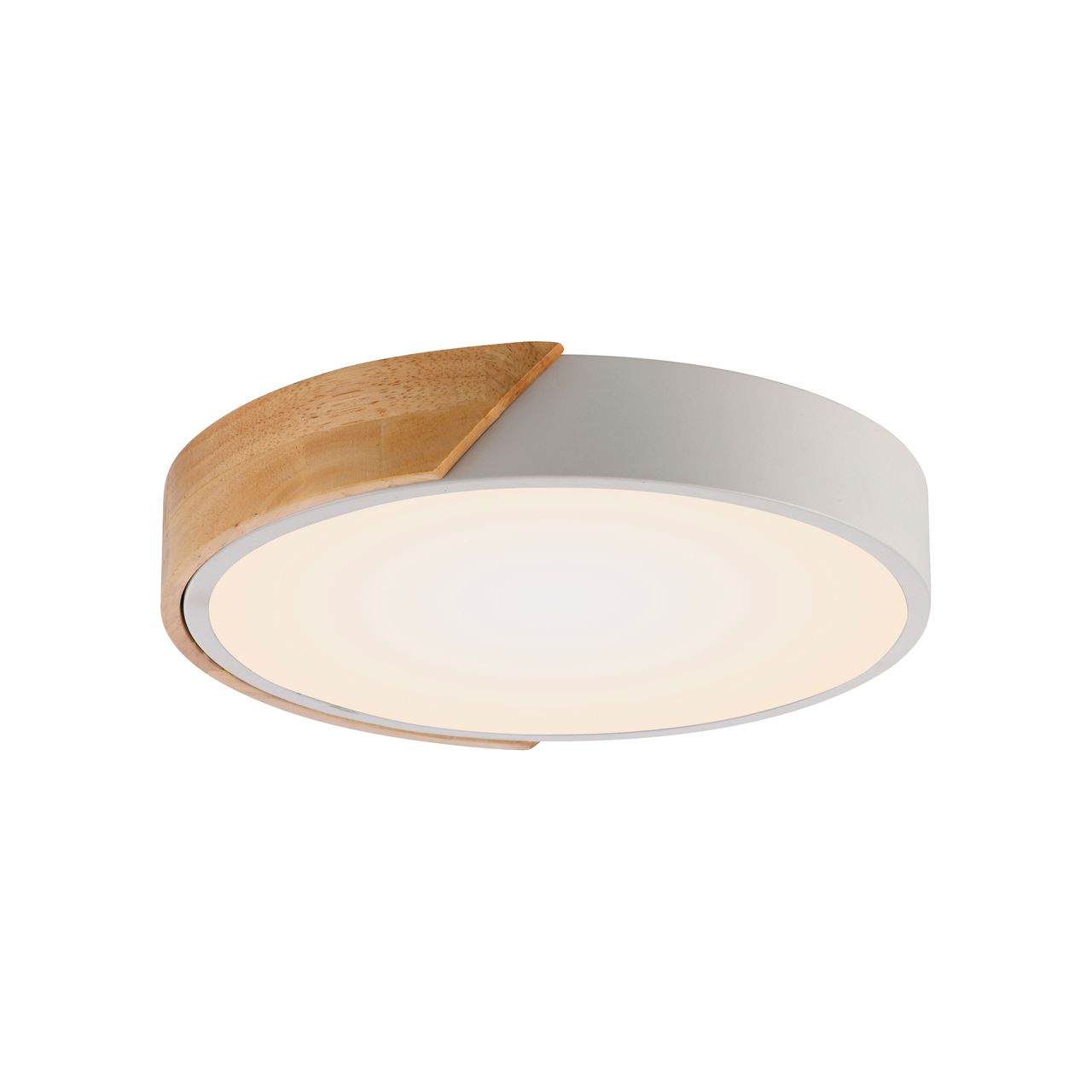 JUST LIGHT LED Deckenleuchte BILA, 1xLED-Board/24W, 3000K, rund, Weiss