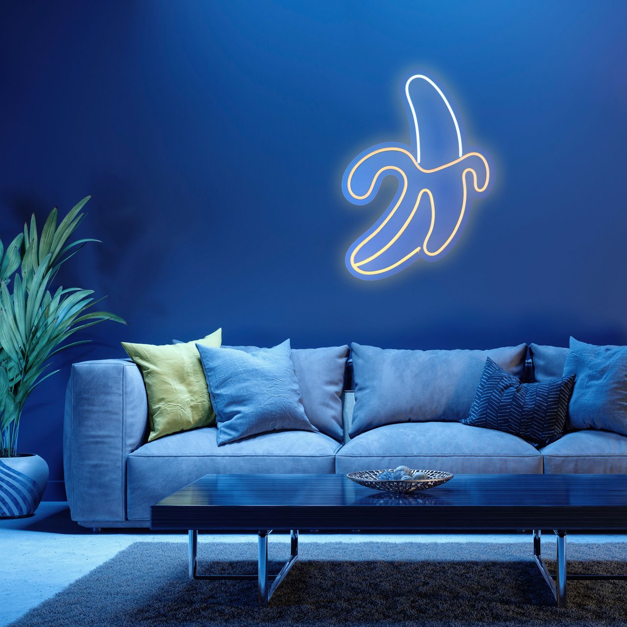 JUST LIGHT Neon-LED-Bild NEON-BANANE, 1x LED-Board/7,00 Watt, mehrfarbig