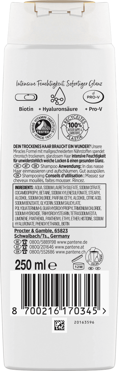 Shampoo miracles Hydra Glow, 250 ml