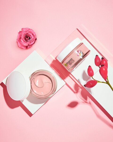 Garnier Bio Rosy Glow 3in1 Rosé Creme Gesichtscreme