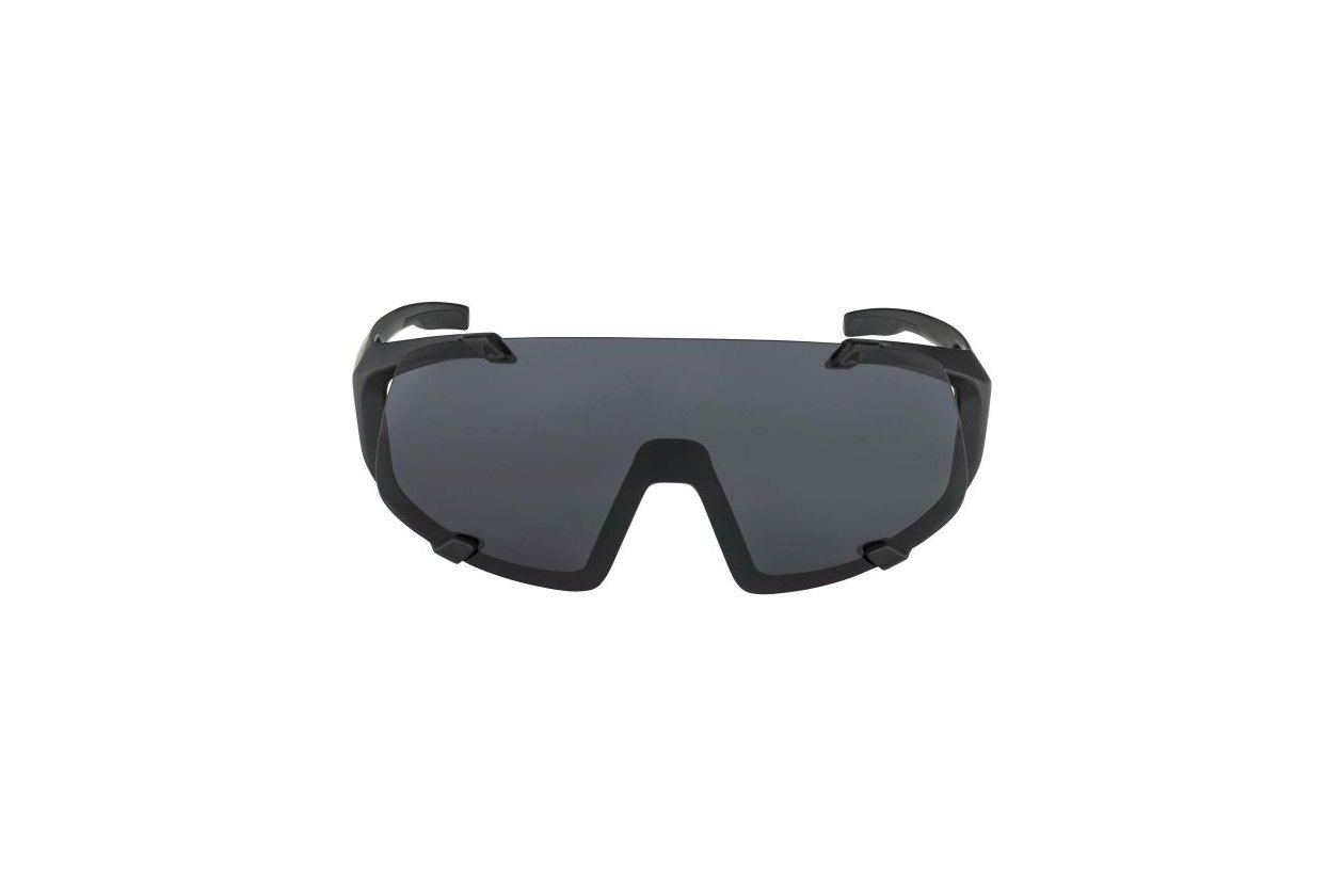Alpina Hawkeye all black matt / black mirror lens