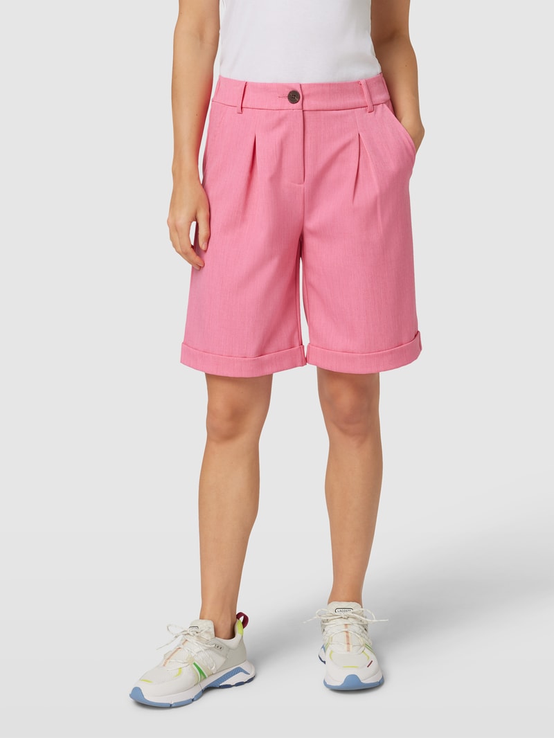 Bermudas mit französischen Eingrifftaschen Modell 'Milena' in pink