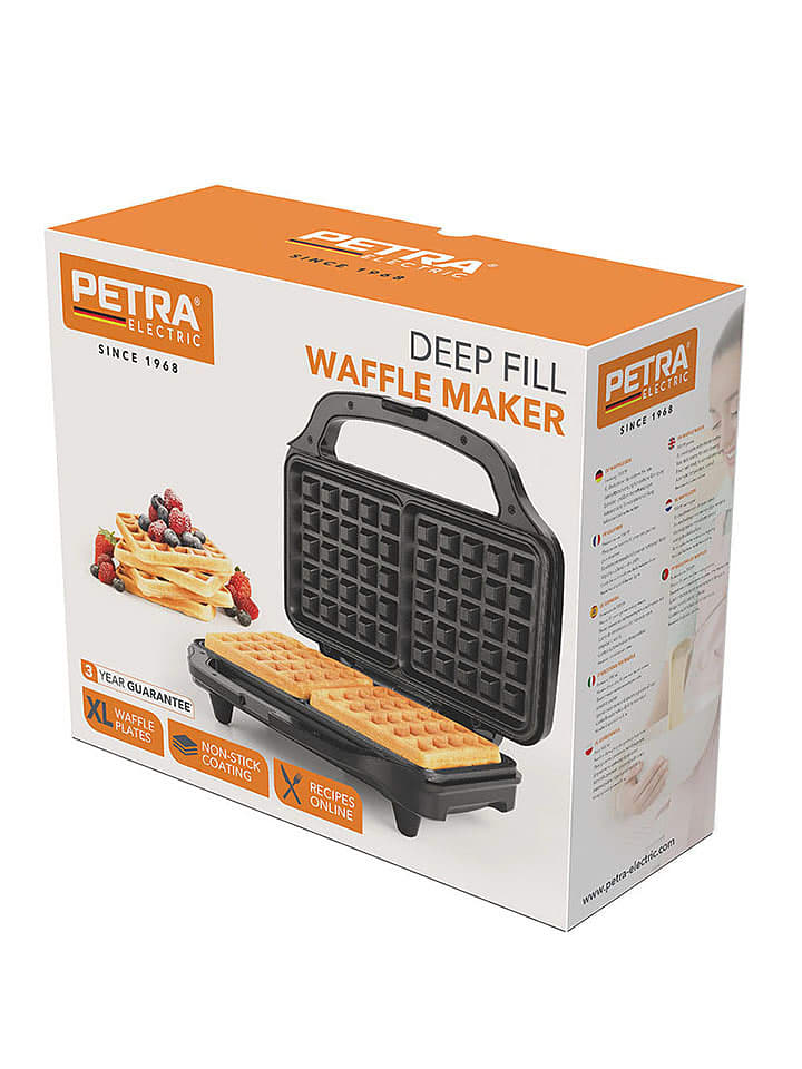 Petra Waffeleisen in Schwarz günstig kaufen onesize