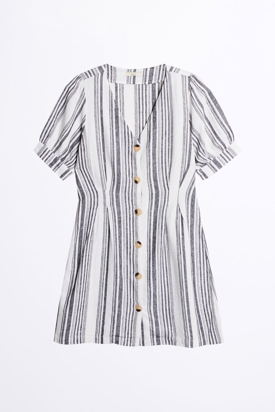 Lo button down linen dress