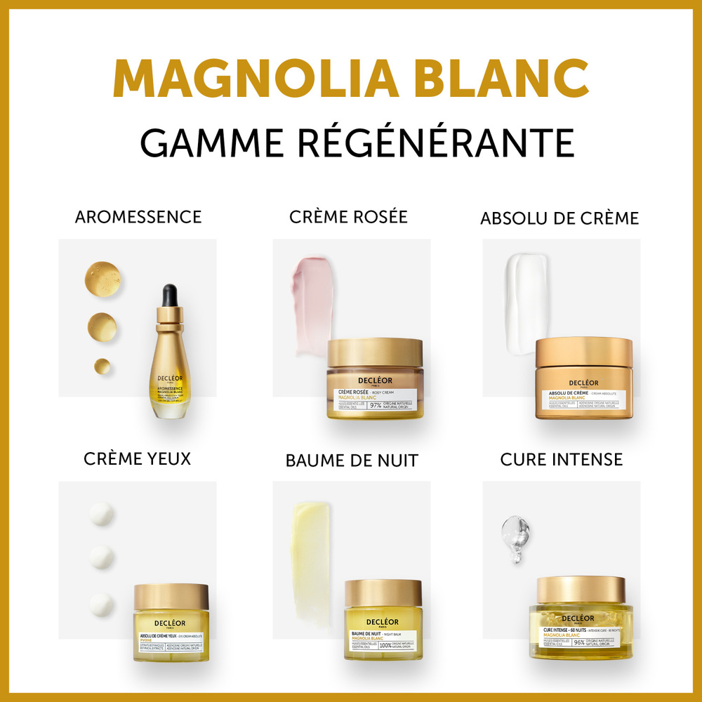Decléor Decléor Magnolia Blanc Crème Rosée 50 ml Crème Régénérante Visage Peaux Matures